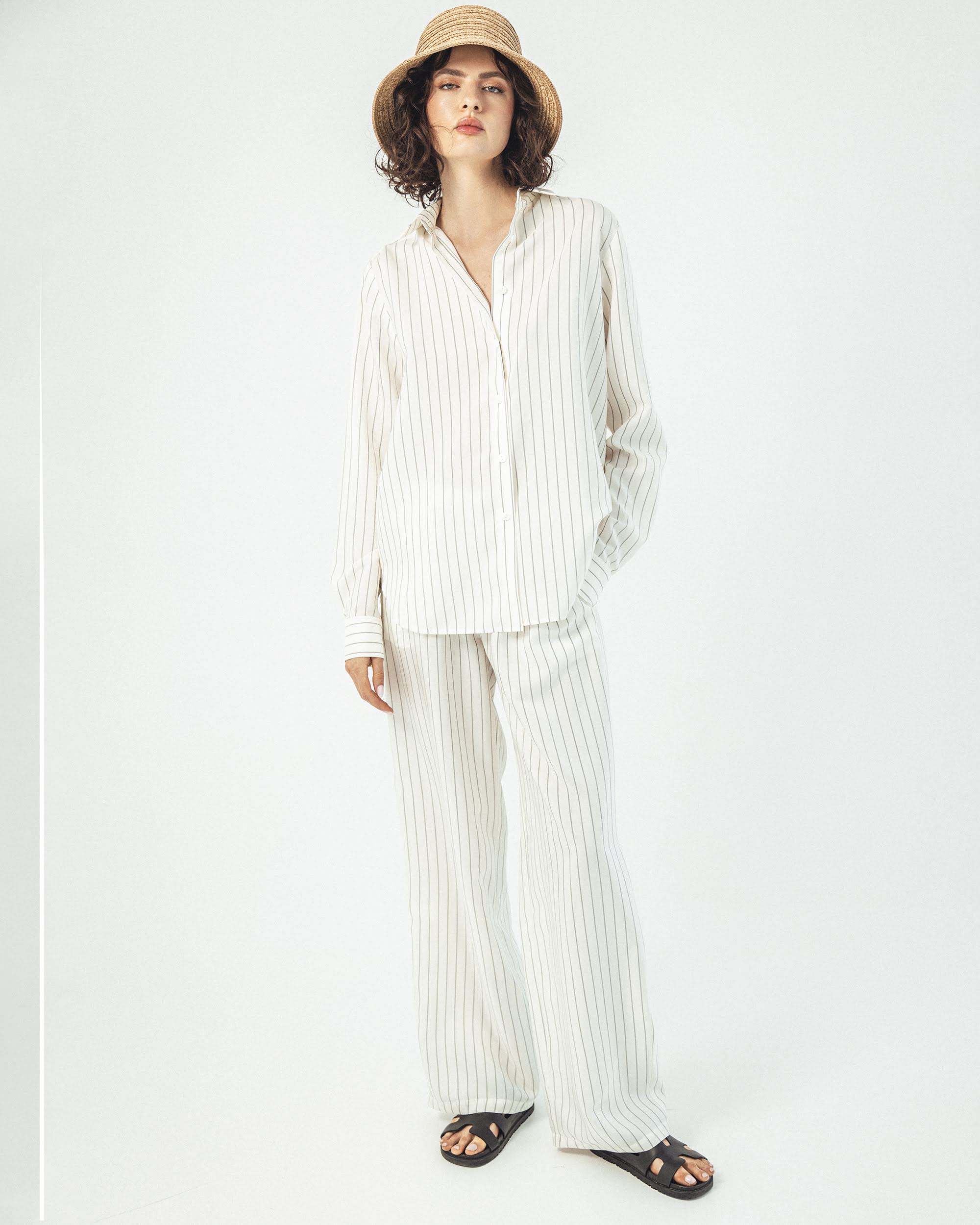 Jedwabne spodnie Sunset