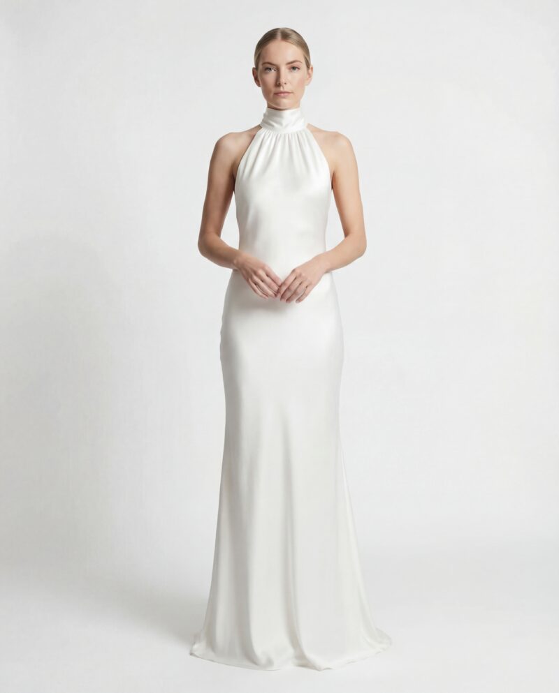 Jedwabna sukienka Charlie - szyta na miarę