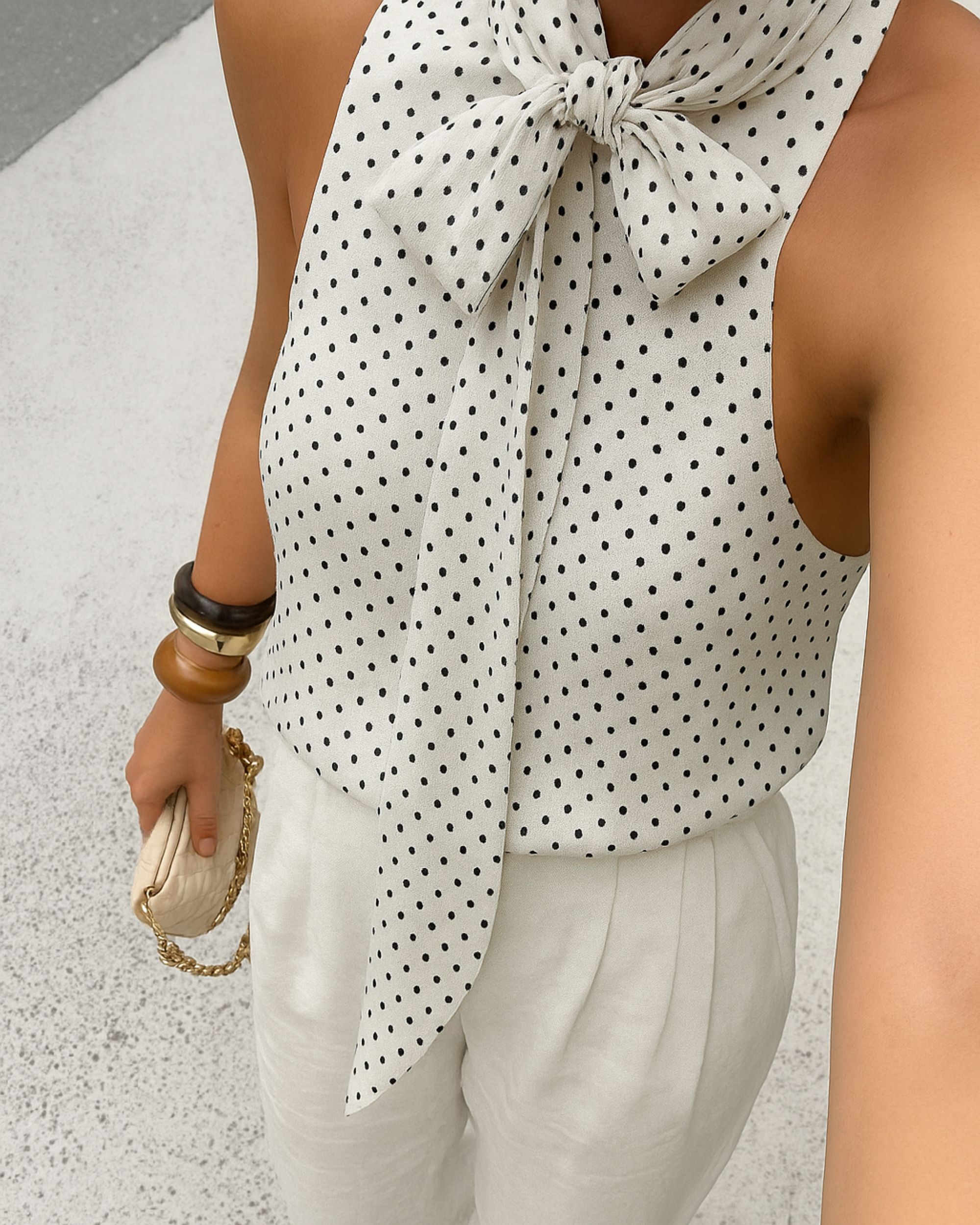 Jedwabna bluzka Capri