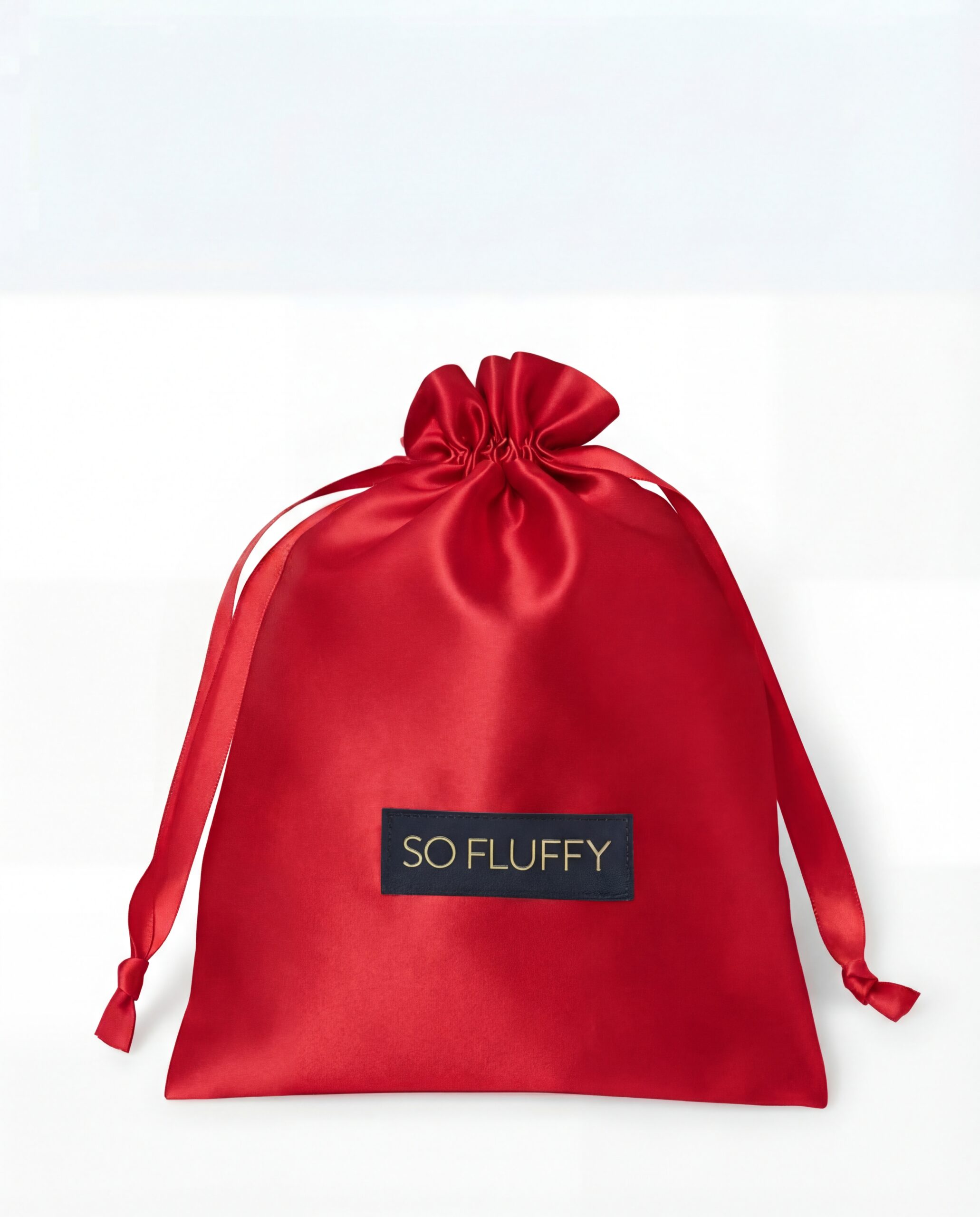 Jedwabny woreczek - czerwony