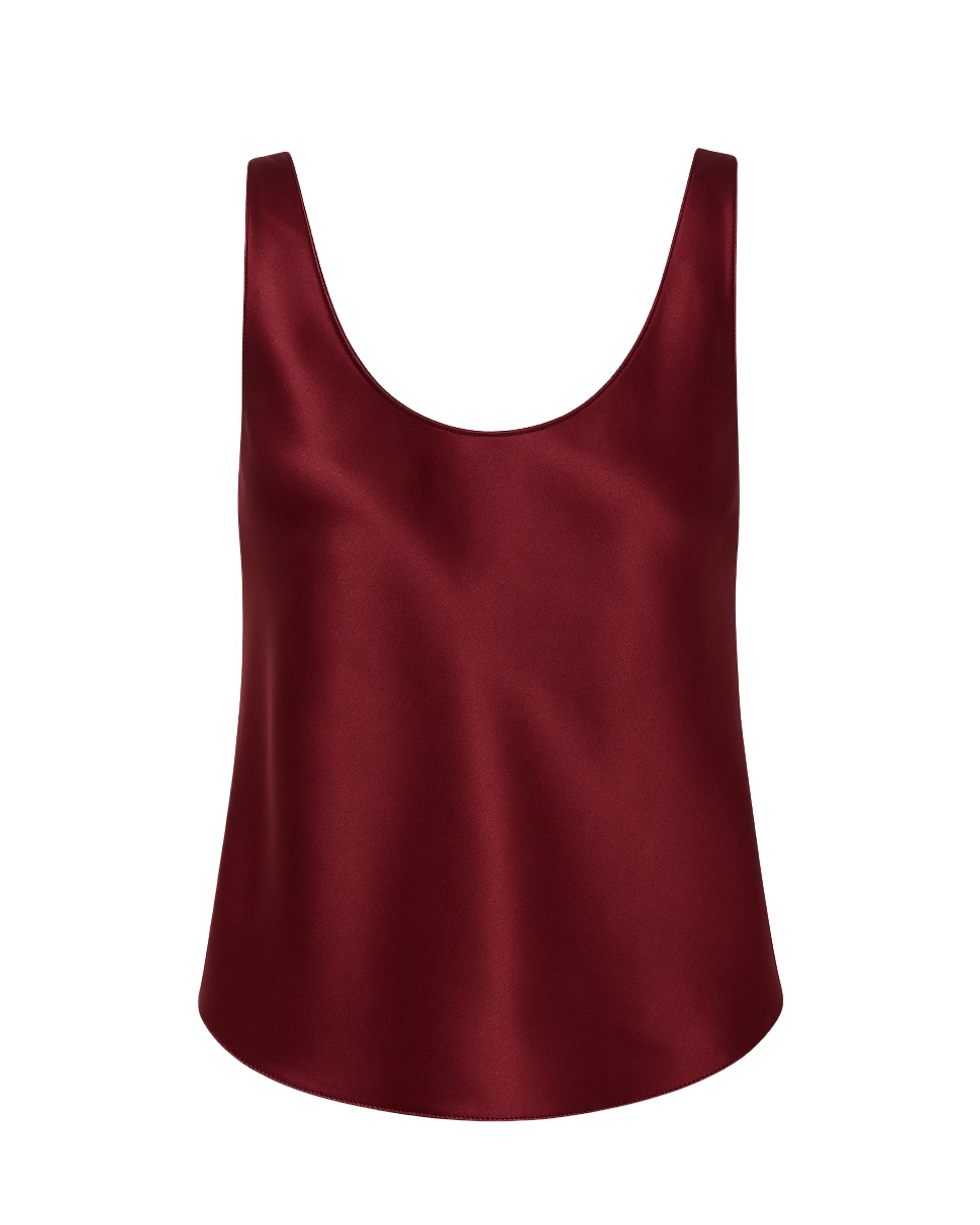 Silk top with thick straps - black (Kopia)