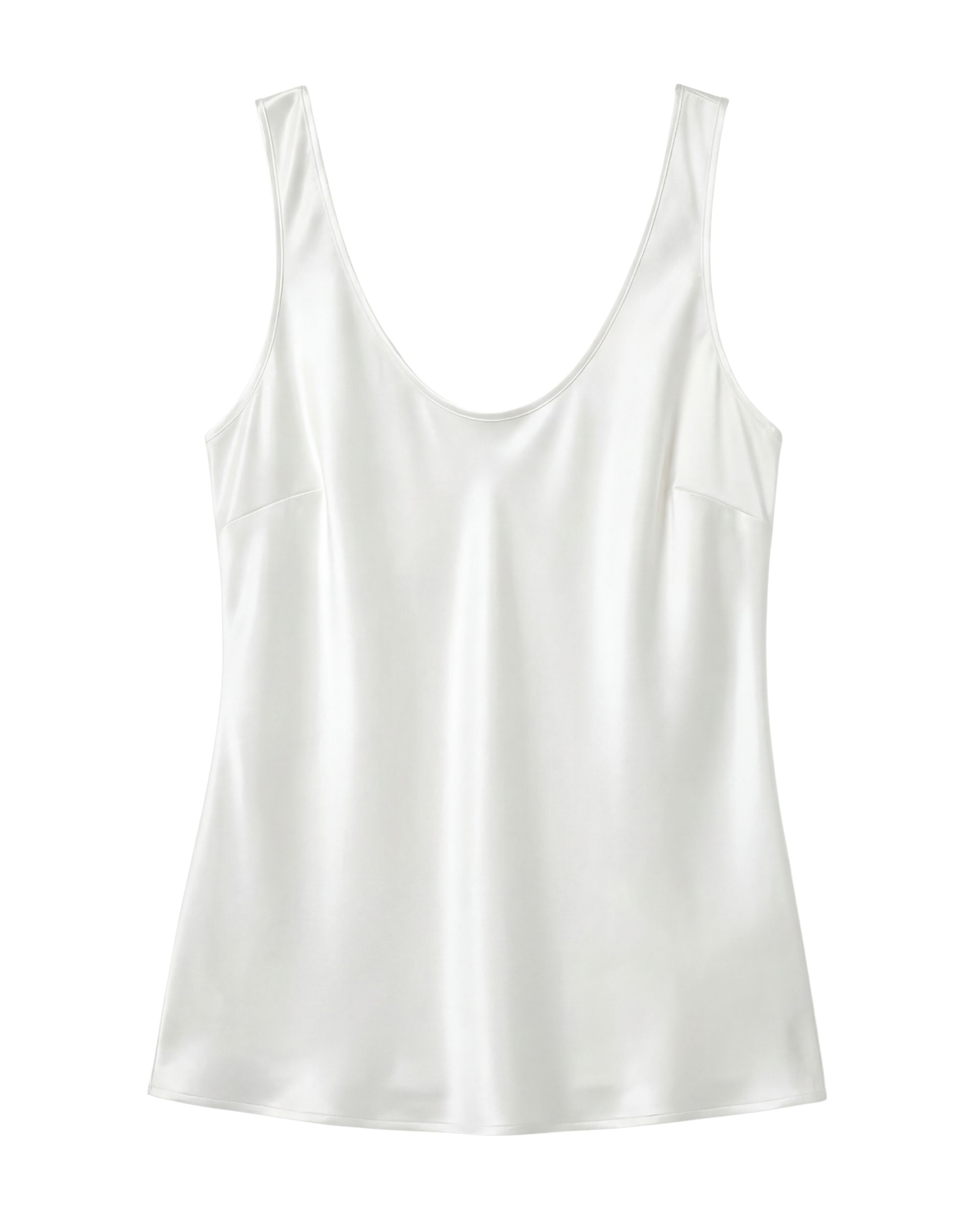 Jedwabny top Diane - ecru