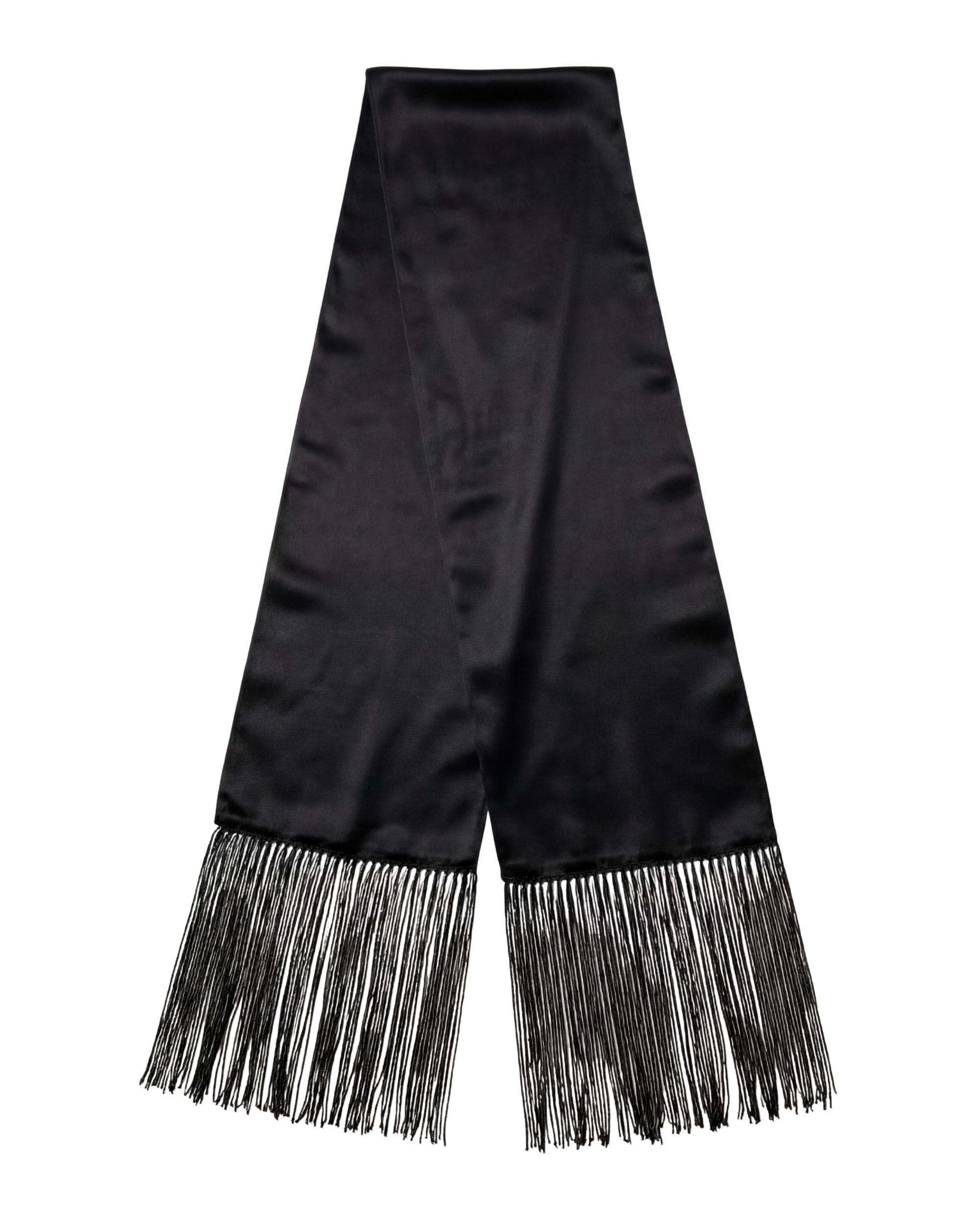 Jedwabny Szal Icon - czarny